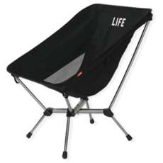萊普 戶外CrossFit L型椅 輕量露營椅, 1個, 黑色