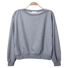 라라온 보트넥 루즈핏 맨투맨 TSP004