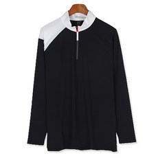 Freestyle 男性高爾夫半拉鍊長袖T恤 SH901 천무열