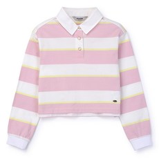 renoma kids 女童翻領短版T恤 R2411T134