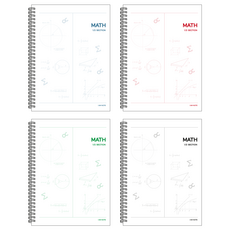 Withna I AM 2格PP數學筆記本 80-0043, 隨機出貨, 4個