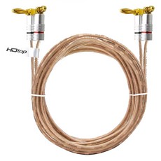 에이치디탑 국산 꺾임 바나나플러그 GGUK 80C 스피커 케이블, HT-TP032-30M, 혼합색상