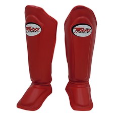 Twins Special 踢拳擊護脛 雙腳組 SGL10, 紅色, 1套