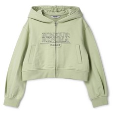 renoma kids 女童短版刺繡連帽外套 R2412J014