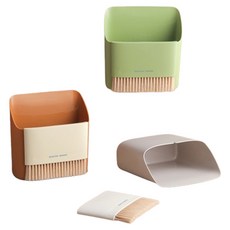 에이비엠코리아 사각 데스크 청소 브러쉬 쓰레받이, 3개, 랜덤발송