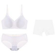 윙크핑크 24 심리스 후크 브라 + 삼각팬티 + 사각드로즈 세트 N6050