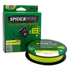 SPIDERWIRE Pure Fishing 超級PE線 Smooth 8 150m, 黃色, 1個