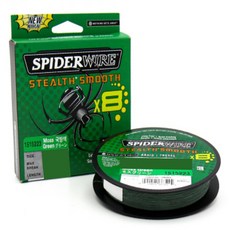 SPIDERWIRE Pure Fishing 超級編織線 Smooth 8 270m, 1個, 軍綠色