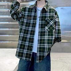 Arbe 男童線條格紋襯衫