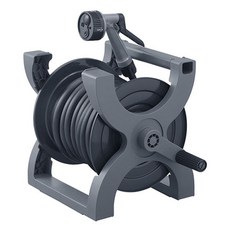 IRIS OHYAMA 愛麗思歐雅瑪 X型水管捲盤 20M, 深灰色, 1個