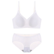 윙크핑크 무봉제 심리스 24 브라 + 삼각팬티 세트 N6051
