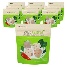 terre DE glace 菠菜胡蘿蔔米餅, 30g, 10包