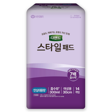 Depend 利清爽 女性用時尚護墊 安心大容量, 14入, 1個, 大型