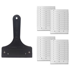 World Clean 彩虹黑色美工刀 + 刀片 33mm x 40p 套組, 1套