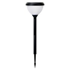 MIREU 太陽能 LED 庭園燈 2段 DNS-SLG99, 黃色(黑色 + 透明)