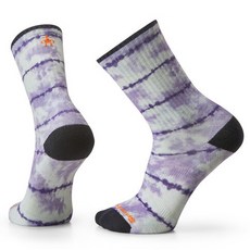 Smartwool Athletic Tie Dye Print Crew 襪子組, PURPLE ECLIPSE, 1套
