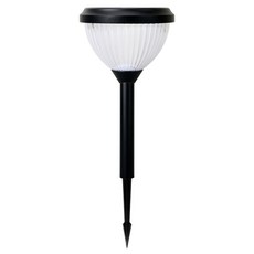 MIREU 太陽能LED庭園燈 1段 DNS-SLG99, 白色(黑色+透明)