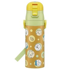 Skater 角色印花彈蓋型不鏽鋼保溫瓶 SDC4, 吉伊卡哇, 1個, 470ml