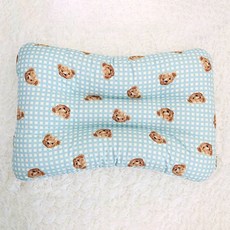 J.Unni 純棉兒童枕, 泰迪熊藍