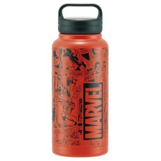 Skater 漫威印花大容量手提旋蓋保溫瓶 STSC10, 紅色, 1個, 1L