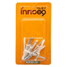 이노공구 콘크리트 칼블럭 나사못 일체형(6x35mm) 10pcs NIT602, 10세트