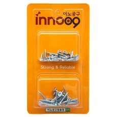 이노공구 석고보드용 외날 나사 2종 세트 20mm 25mm 40pcs NIT500, 20세트