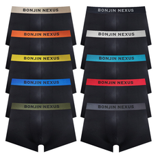 BONJIN 男性專用 黑標版 Steel 貼身平口褲 BJMP1007 10件組