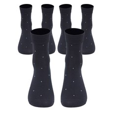 레노마 남성용 정장 실켓 점도트 중목 양말 3족 세트