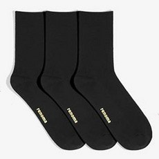 레노마 남성용 정장 실켓 갑종 큰발 골지 중목 양말 3족 세트