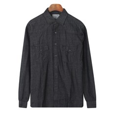후리스타일 남성용 빅사이즈 데님 셔츠