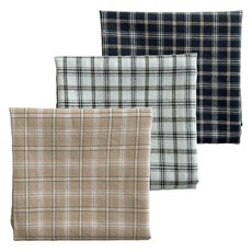 Maison Textile Lala格紋手帕3件組