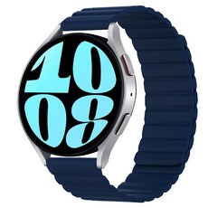 Imall Galaxy Watch 矽膠磁吸錶帶, 海軍藍, 1個