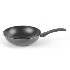 HOMEPOWE Chef Star 3塗層鍛造深炒鍋 電磁爐適用, 1個, 28cm