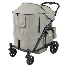 pompolarr 嬰兒Wagon專用遮陽罩, 橄欖綠, 1個