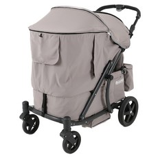 pompolarr 嬰兒Wagon專用遮陽罩, 雲朵灰, 1個