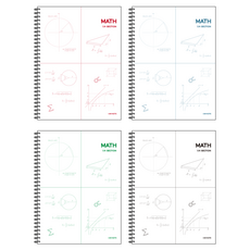 I'm 1/4 PP數學練習本 4本組 80-0044, 隨機出貨, 1組