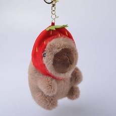 Merciband 水豚好朋友鑰匙圈 草莓水豚