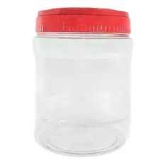 대광구용기 다용도 원형 페트병 1.65L + 적색캡 세트, 48세트