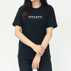 glimmer 機能性印字涼感透氣短袖T恤 IMUD_53_300, 黑色