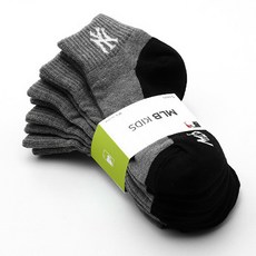 New York Yankees MLB 兒童款 腳底撞色標誌短襪 5雙組