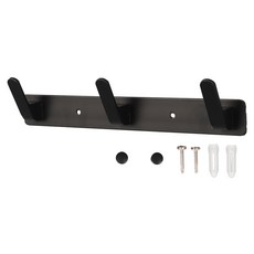 올고르 3구 옷걸이, 블랙, 1개