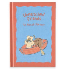 Monolike Unmatched Friends 精裝萬年手帳, 02紅色