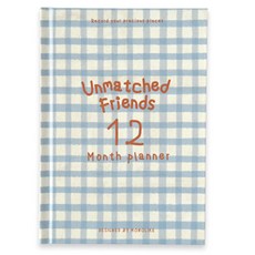 Monolike Unmatched Friends精裝萬年日記本, 07復古藍