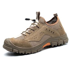 TAMINA Morpheus 男士皮革網眼透氣工作鞋 TMA1816