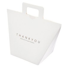 이홈베이킹 땡큐 손잡이 가방 상자 9509, 20개, 화이트