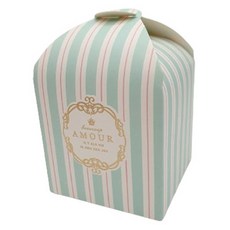 B Home Baking 蒂芬妮條紋禮物包裝盒 0810, 藍色, 20個