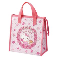 Skater FBC1 方形午餐保冷袋, Hello Kitty 粉紅色