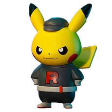 LANGBOWANG 寶可夢反派服裝皮卡丘模型 隨機出貨, 1個