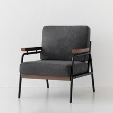 마켓비 네르센 패브릭 1인용 소파 T323, 다크그레이