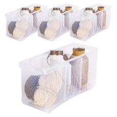 Changsin Living 昌信生活 深款多用途低身托盤 17cm 2號, 透明, 4個